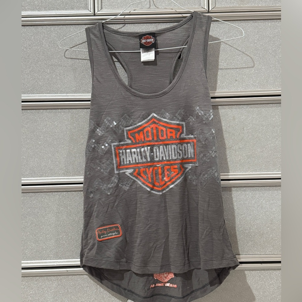 Harley-Davidson Women's Gray Tank Top
